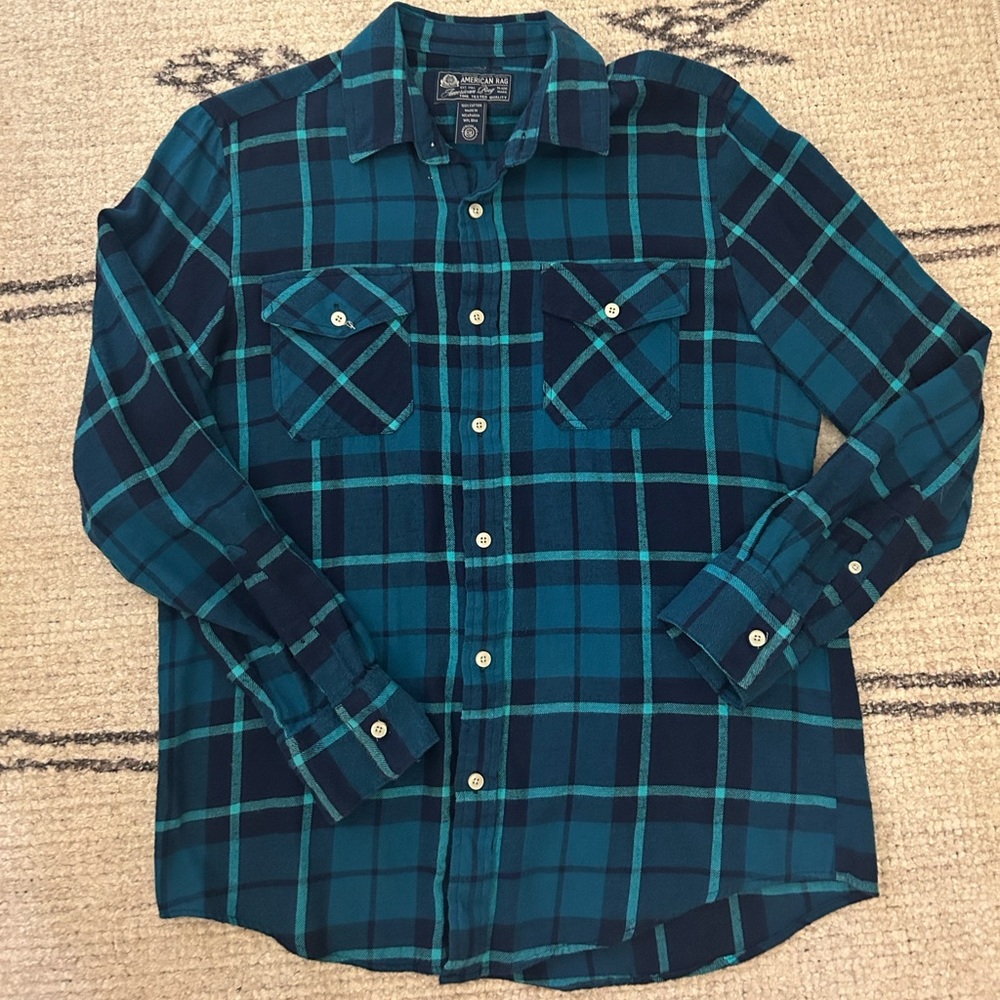 Blue flannel